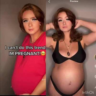 Pregnant slut TikTok vs reddit